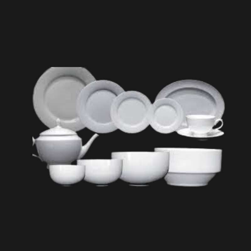 Whiteware Plates & Cups