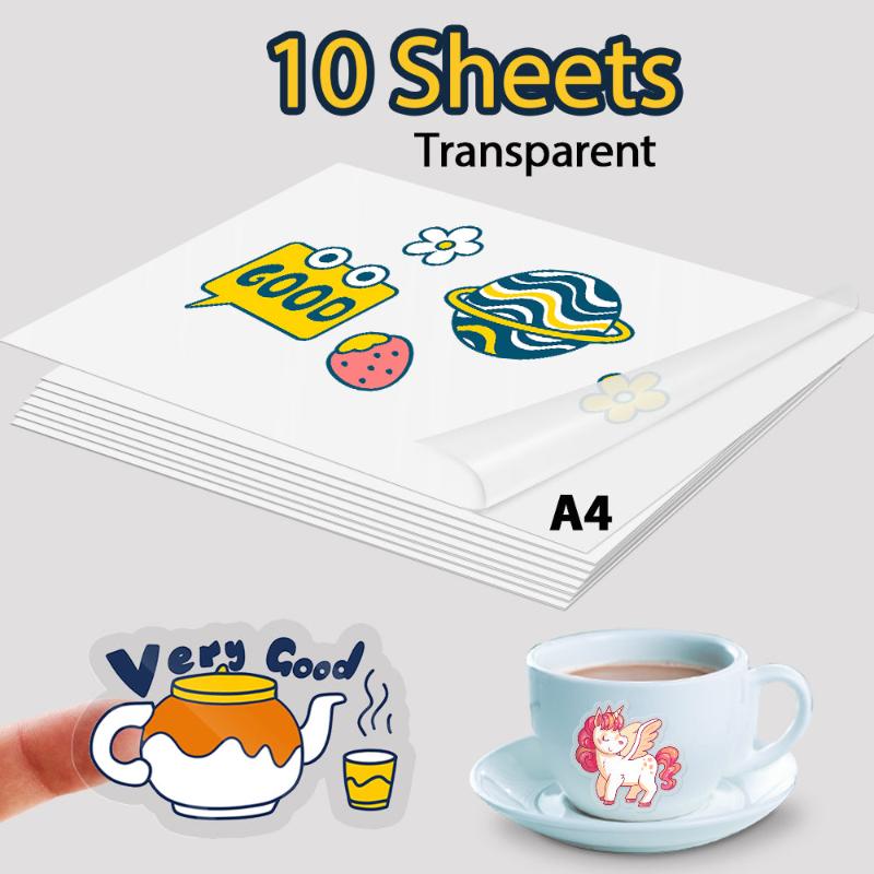 Transparent Sticker Print Paper