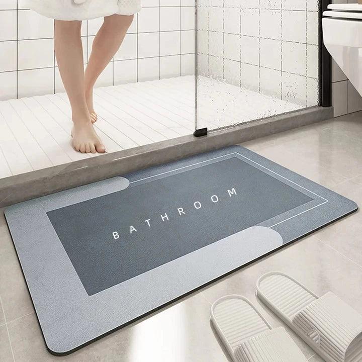 Water Absorbent Rectangular Floor Mat