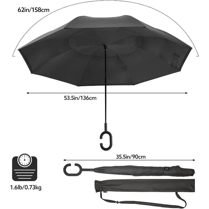 Reverse Folding Umbrella