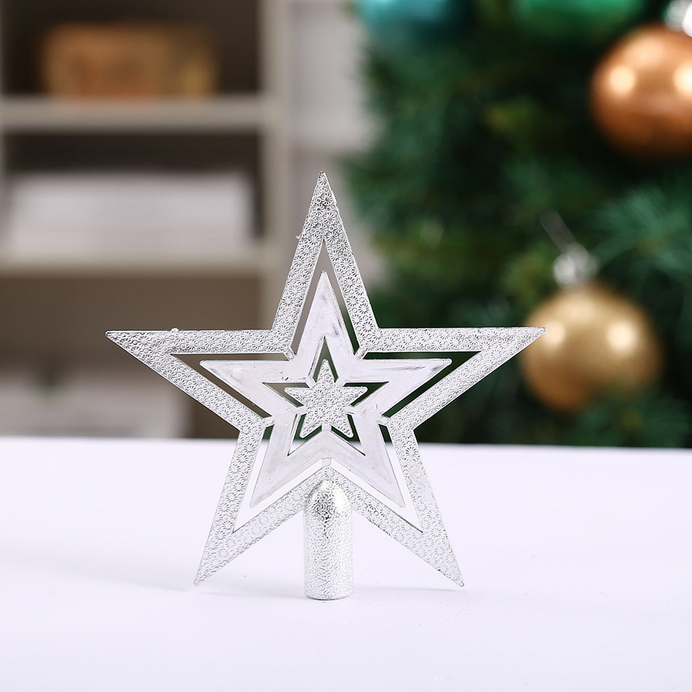 Christmas Tree Topper Silver