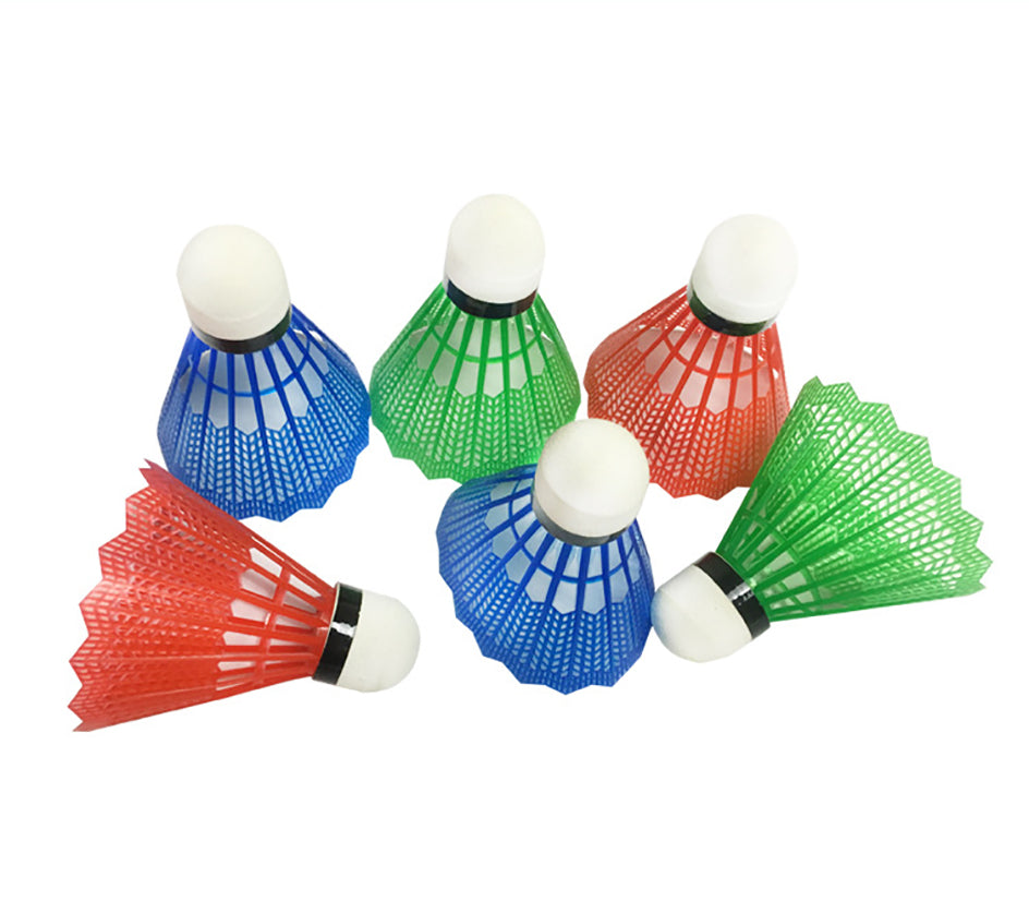 Badminton Shuttlecock Plastic 6PCS