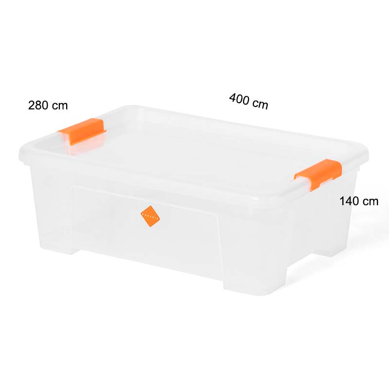 10L storage box transparent