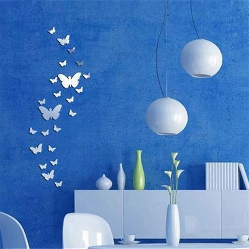 3D Mirrors Butterfly Wall Sticker