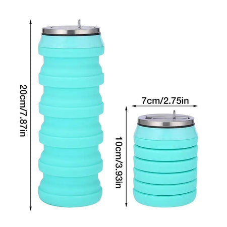 Collapsible Silicone Water Bottle