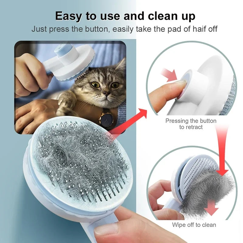 Self Cleaning Pet Hair Brush
