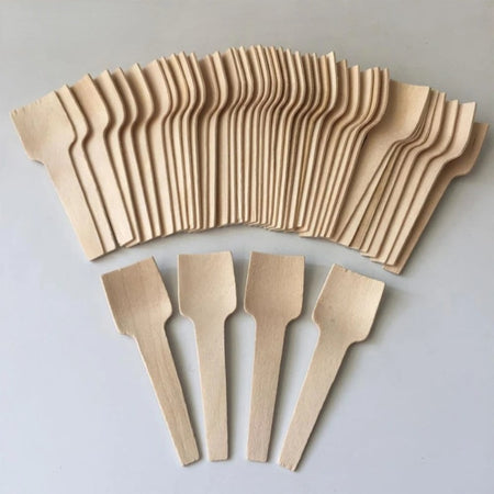 disposable wooden spoon