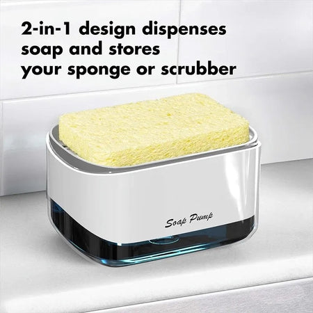 Soap Pump and Sponge Caddy