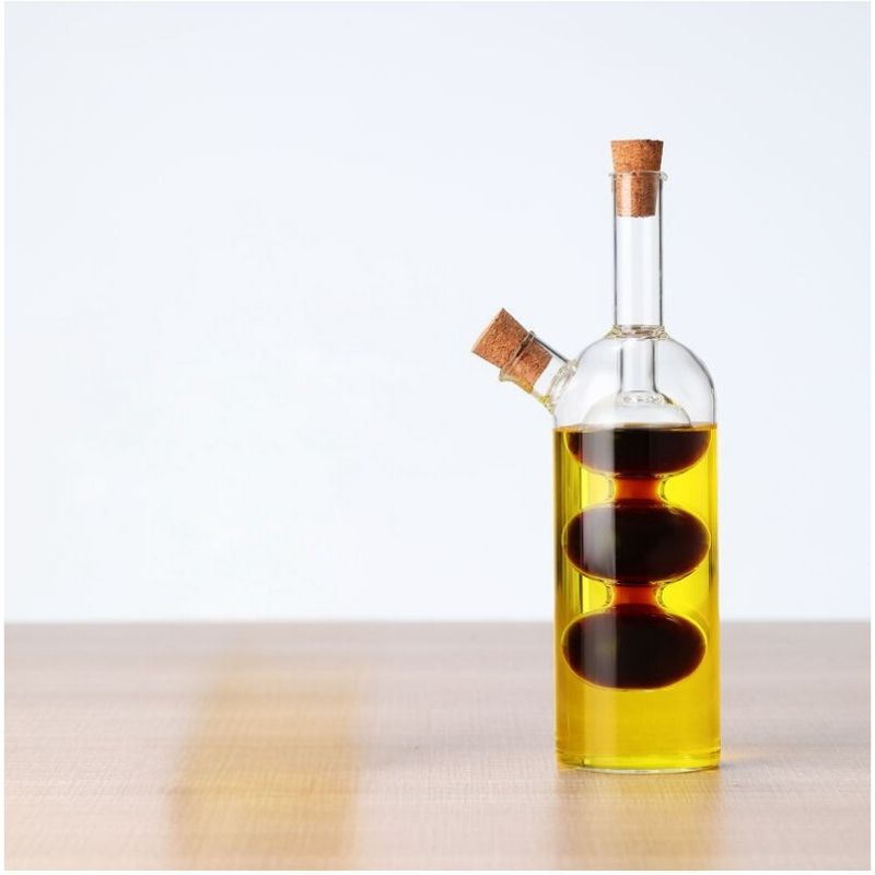 Glass Oil and Vinegar Bottle