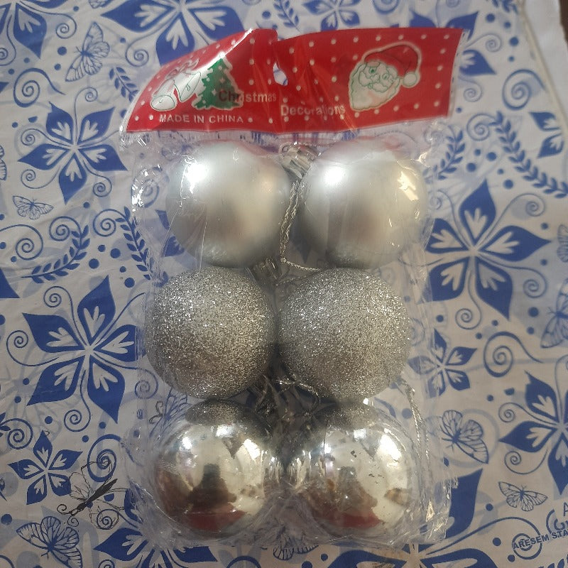 6PCS Pedant Tree Balls 3 cm