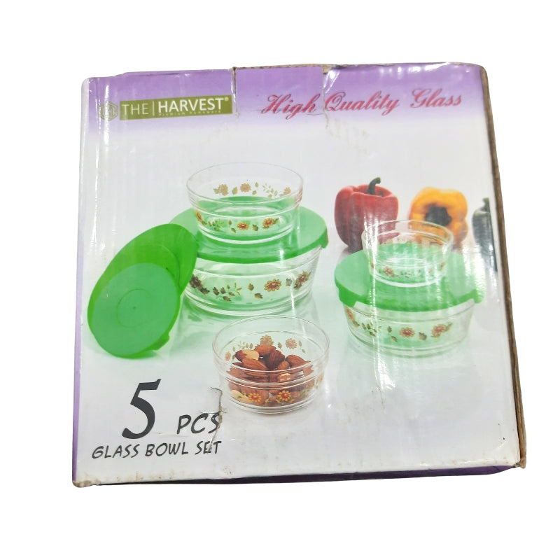 5 PCS Glass Bowls Set