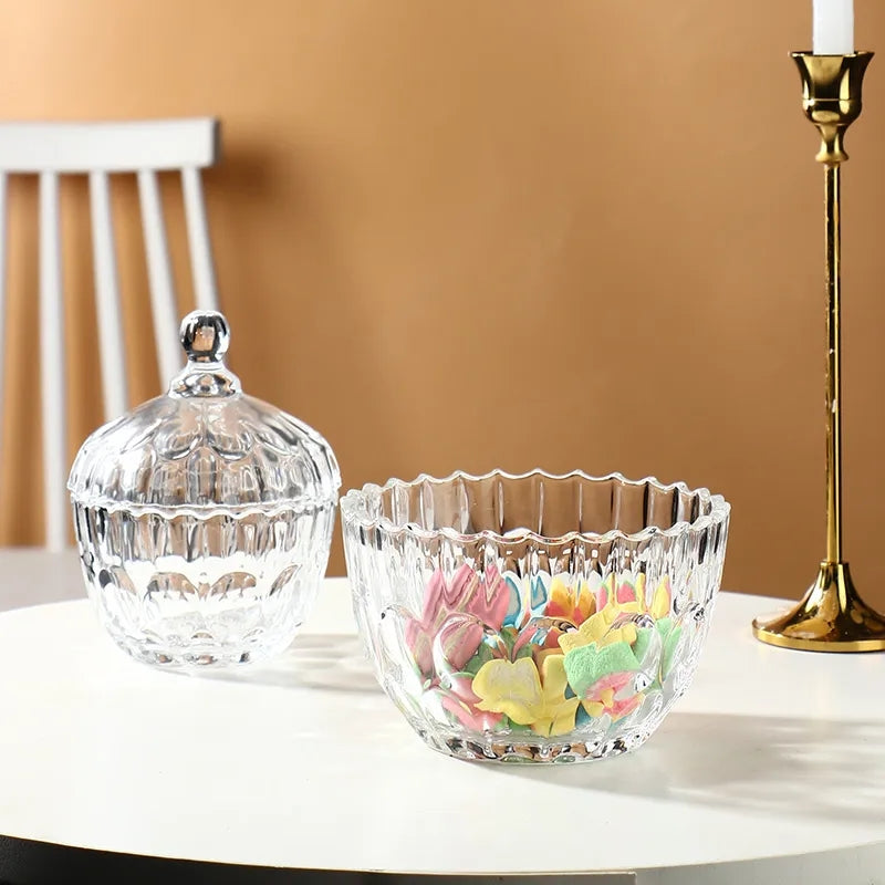 Crystal Glass Candy Jar 7