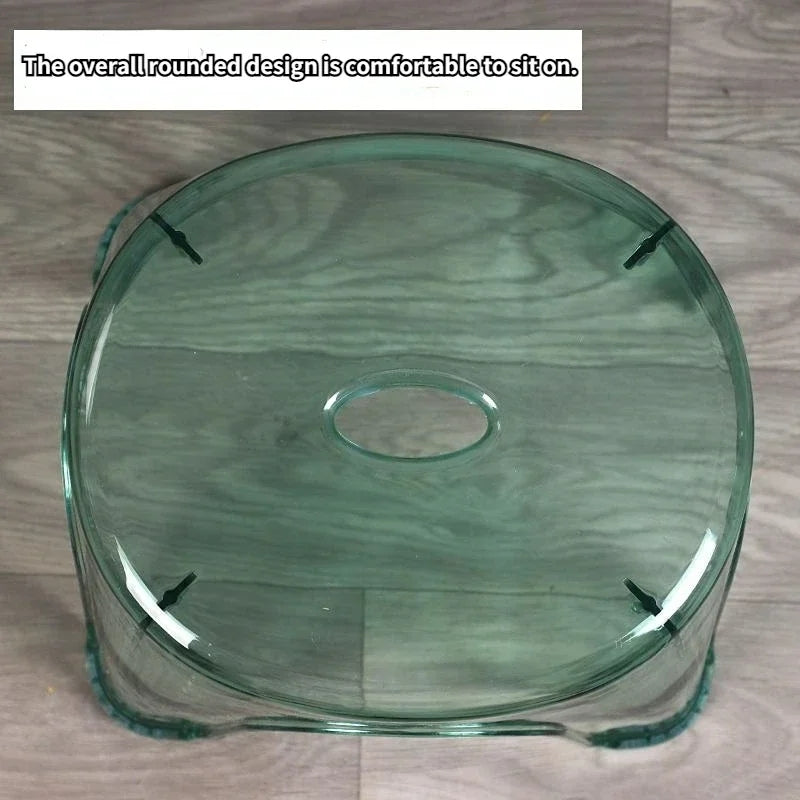 Transparent Plastic Small Stool