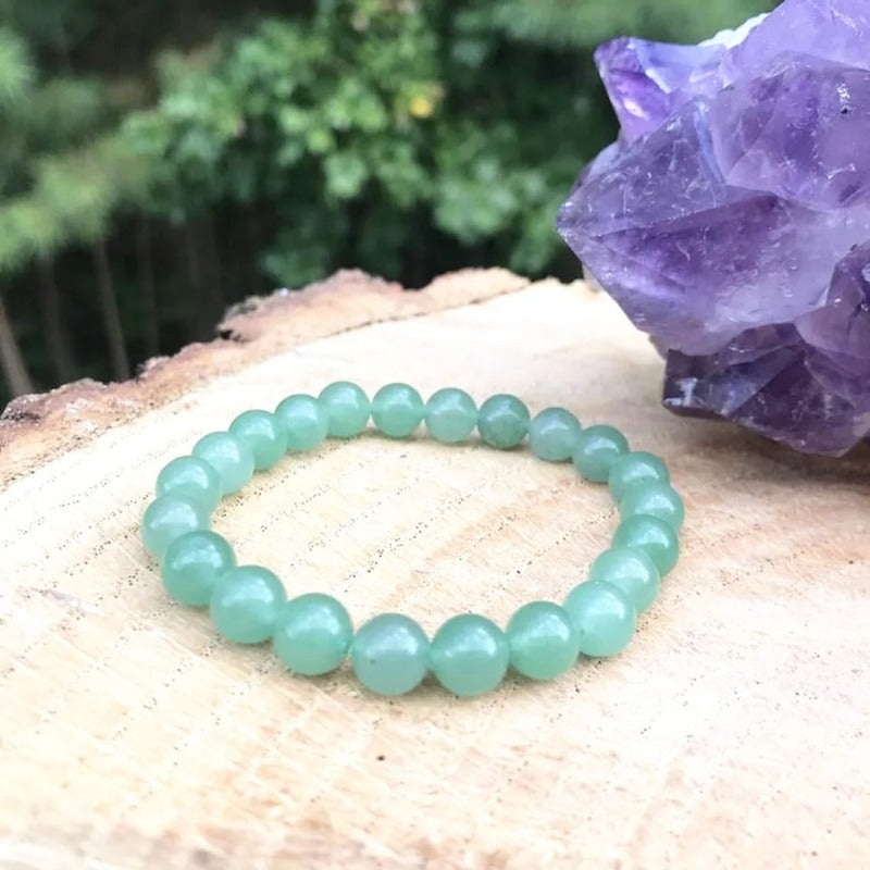 Natural Green Aventurine Beads Bracelet 8 mm