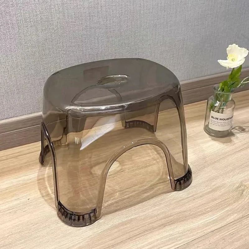 Transparent Plastic Small Stool