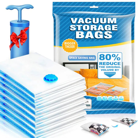 5 PCS Vacuum Bags with Pump