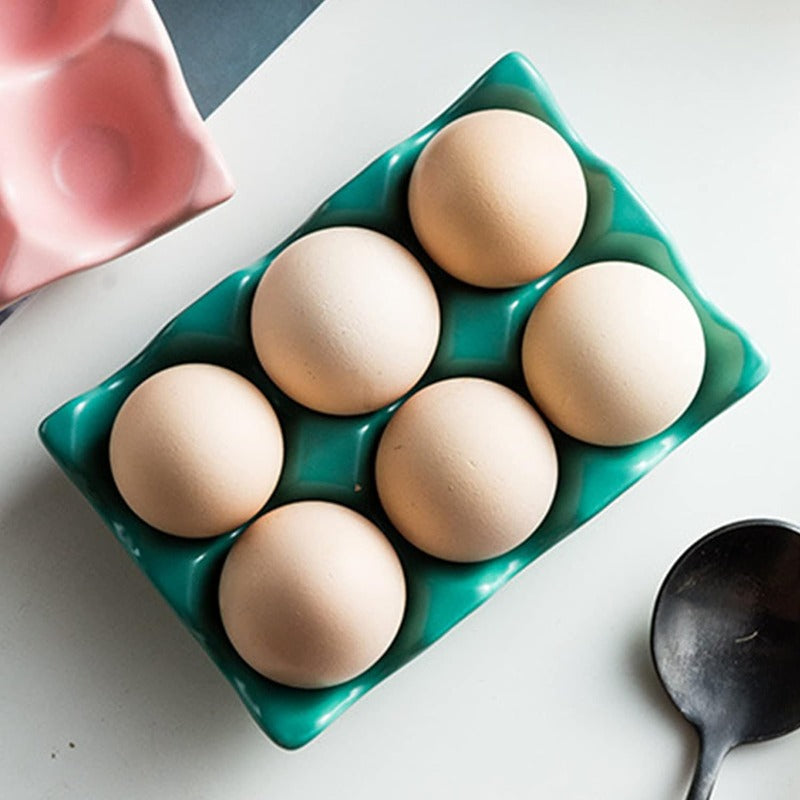 ceramic egg holder