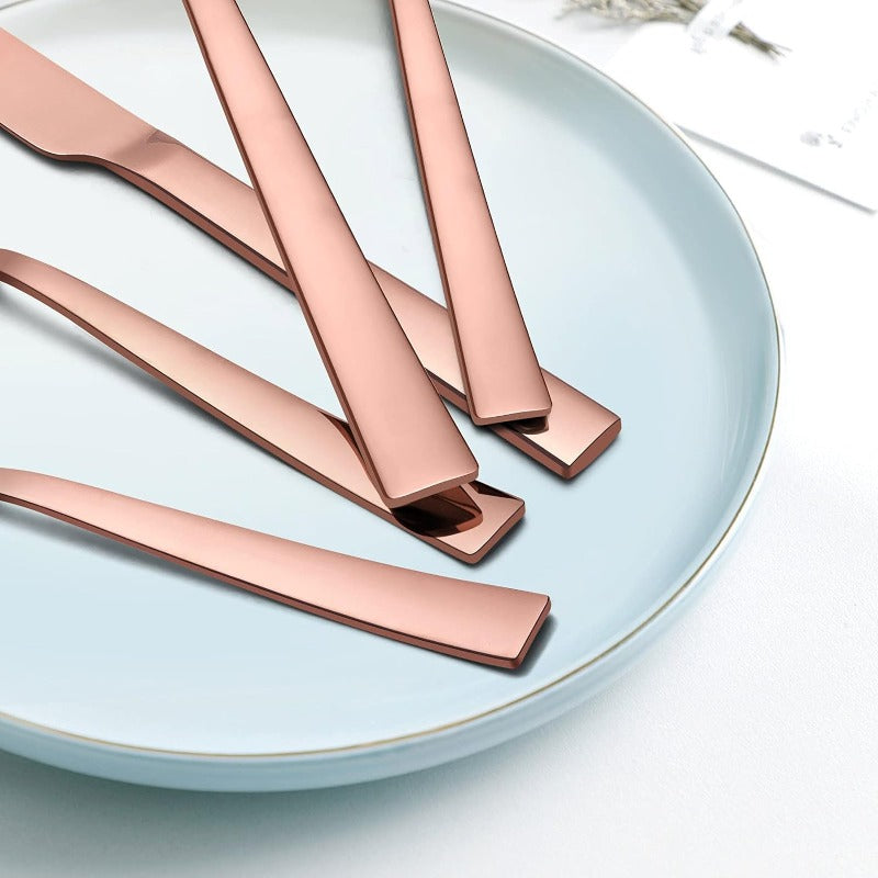 rose gold table spoon