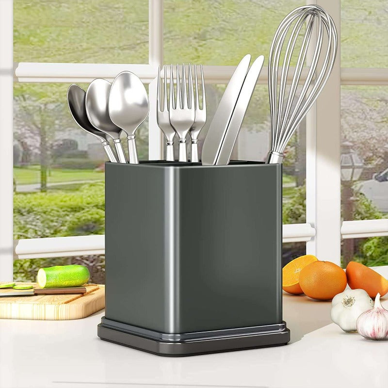 Aluminum utensil holder