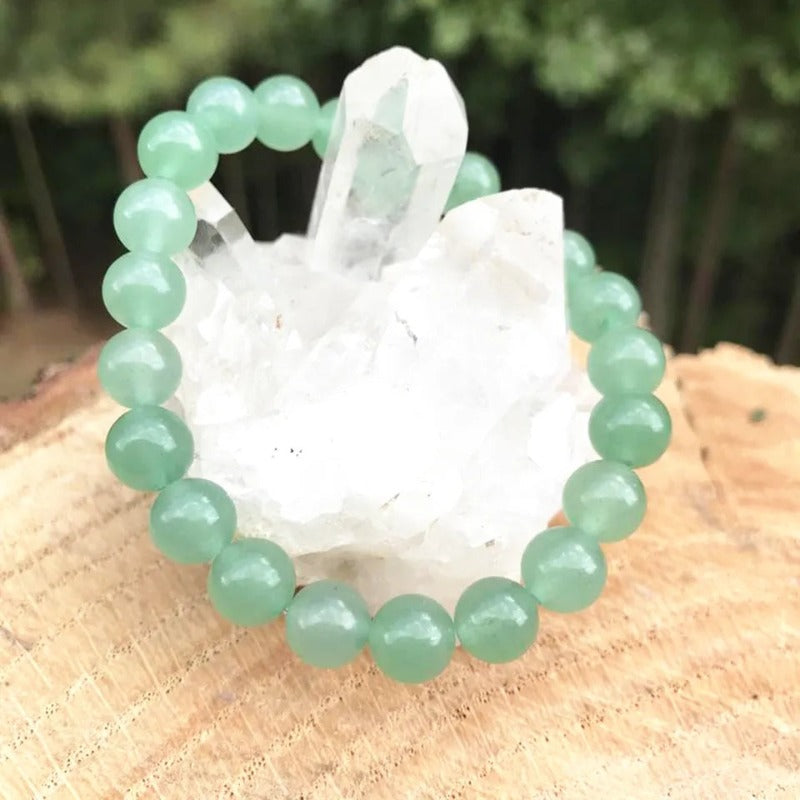 Natural Green Aventurine Beads Bracelet 8 mm