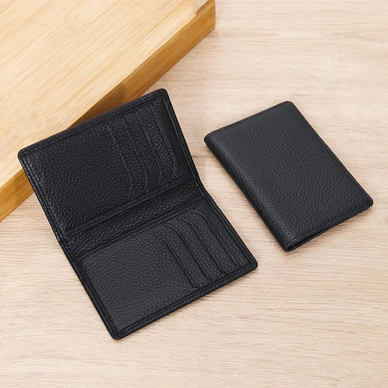 Men's Leather Card Bifold Wallet