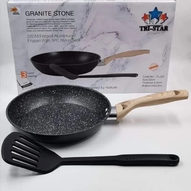 Granite Stone Frypan Tri Star 20 CM