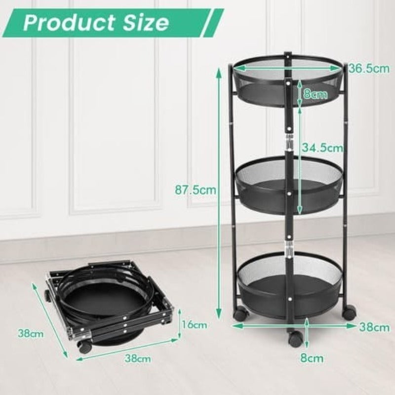 Kitchen Organiser Trolley