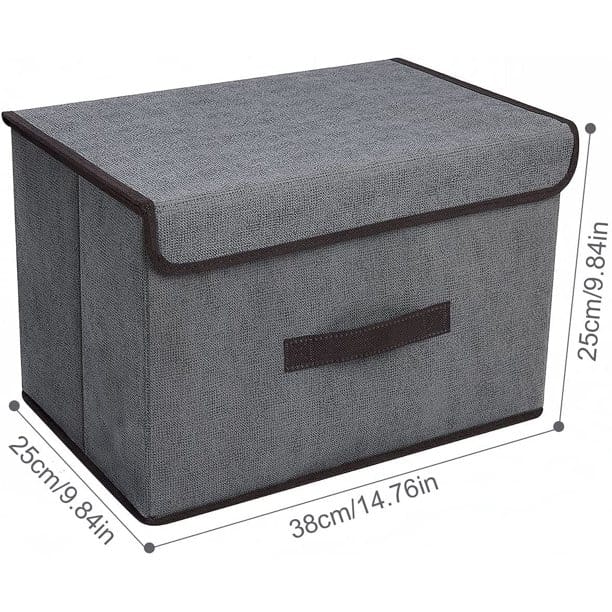 Foldable Storage Box with Lid