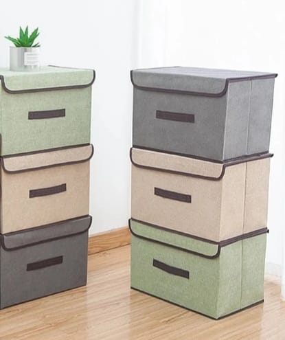 Foldable Storage Box with Lid