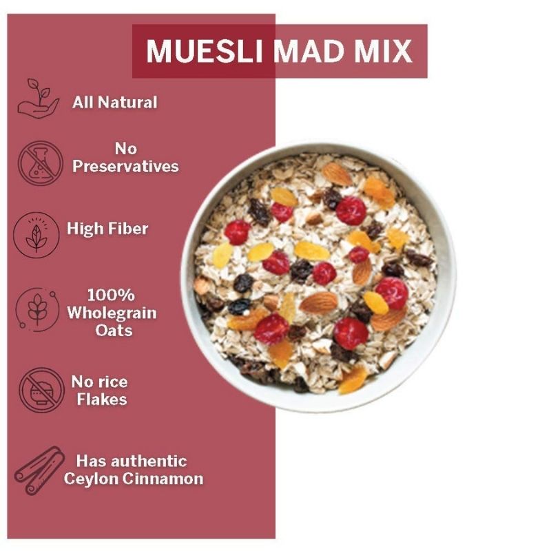 Oateo Oats Muesli Mad Mix