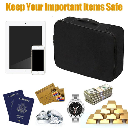 Passport Document Safe Storage Bag