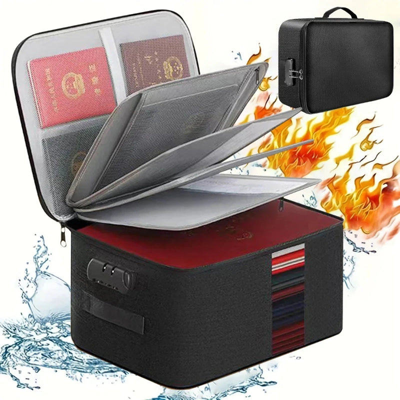 Passport Document Safe Storage Bag