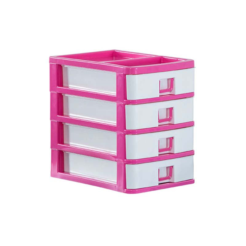 Plastic Desktop Drawer 4 Layer