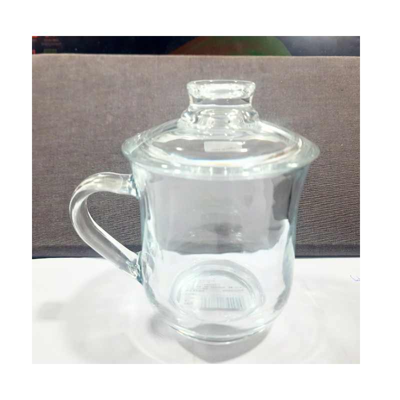 Glass Cup with Lid 325 ml