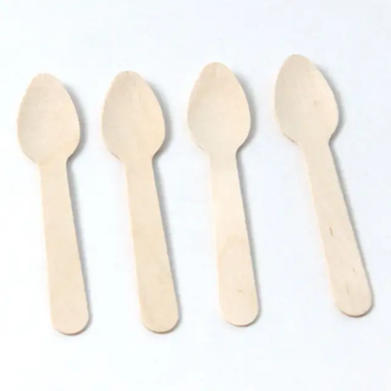 Wooden Dessert Spoon bamagate.com