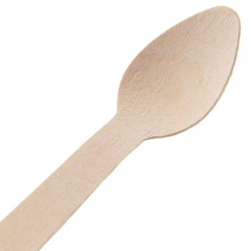 Wooden Dessert Spoon