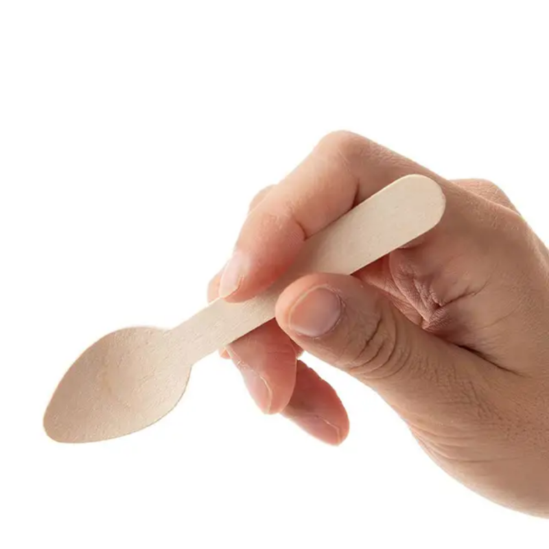 Wooden Dessert Spoon bamagate.com