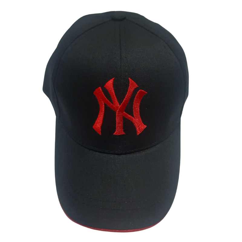 Men Adjustable NY Black Cap