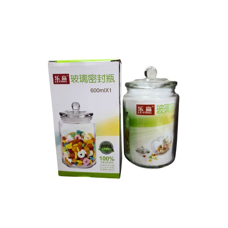 Airtight Glass Storage Jar 600 ml