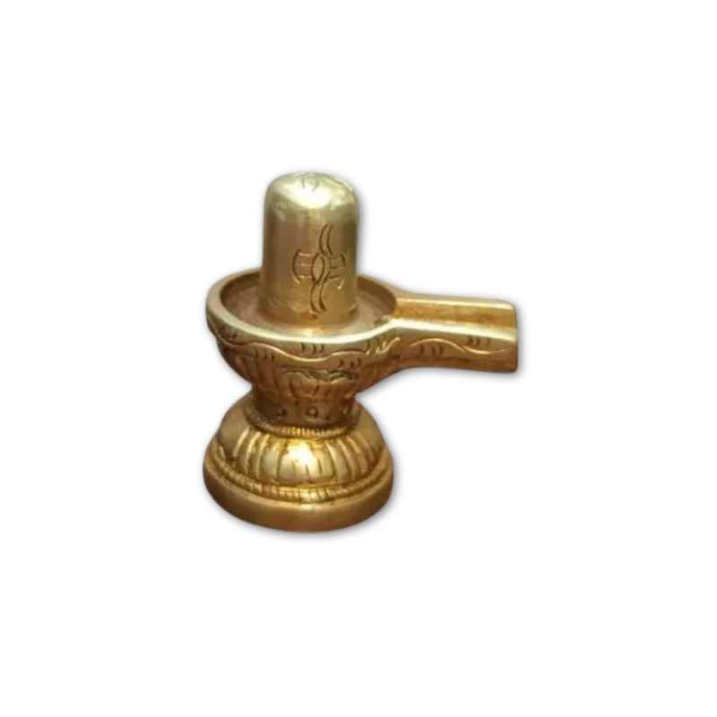 Mini Brass Shiva Lingam