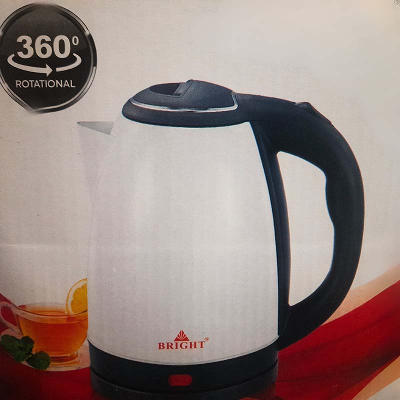 Bright Electric Kettle Silver 1.8L