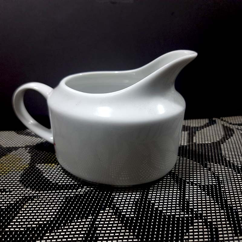 White Ceramic Milk Jug 