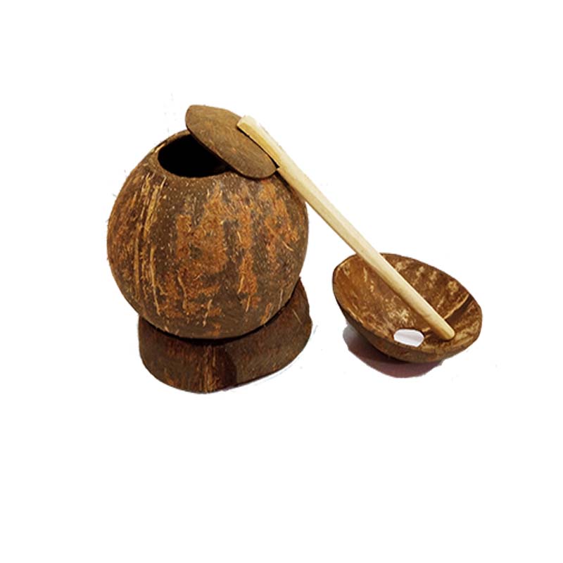 coconut shell container