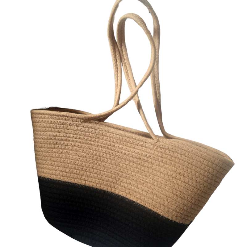 Natural Jute Woven Beach Bag