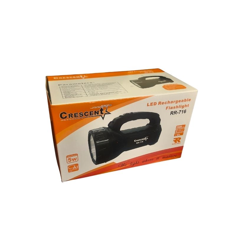 Crescent Rechargeable Flashlight