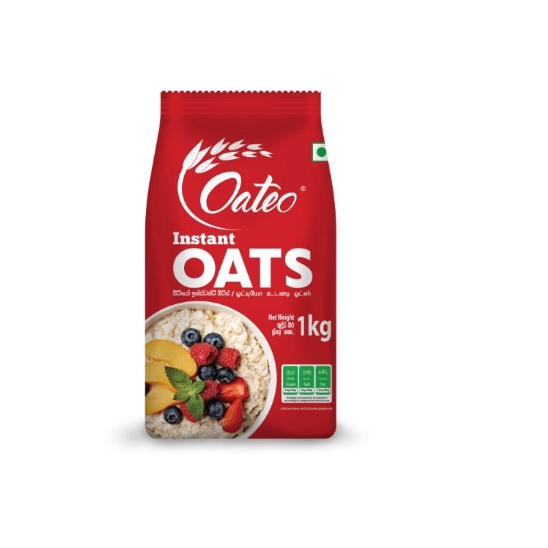 Oateo INSTANT OATS 1kg Pouch