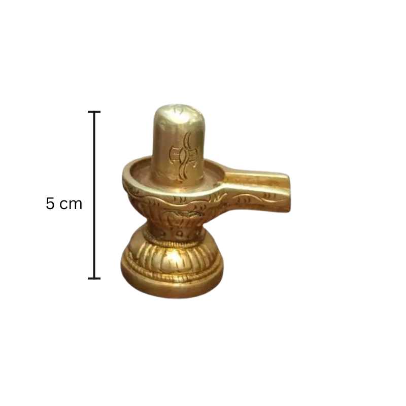 Mini Brass Shiva Lingam