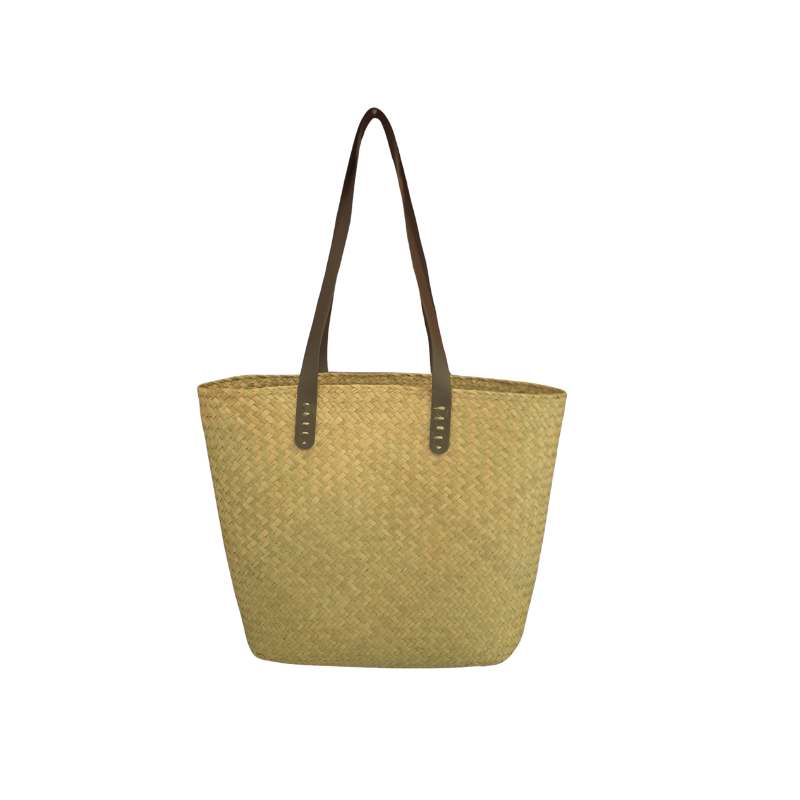 Handmade Natural Seagrass Tote Bag