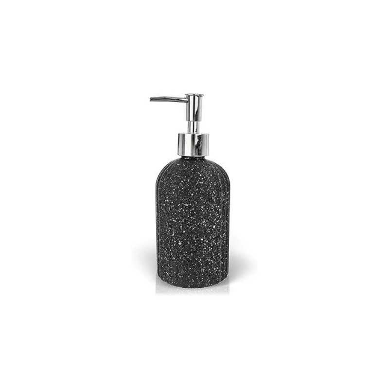 Marble Black Glass Soap Dispenser 450 ml