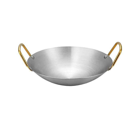 Stainless Steel Wok Fry Pan 22cm